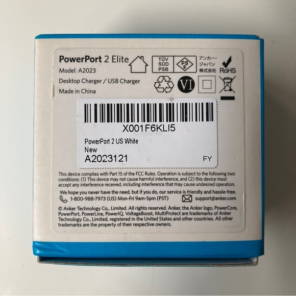 Anker PowerPort 2 Elite Dual Port USB Wall Charger, Like New Condition - Picture 5 of 7